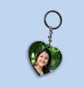 Heart Photo Keychain