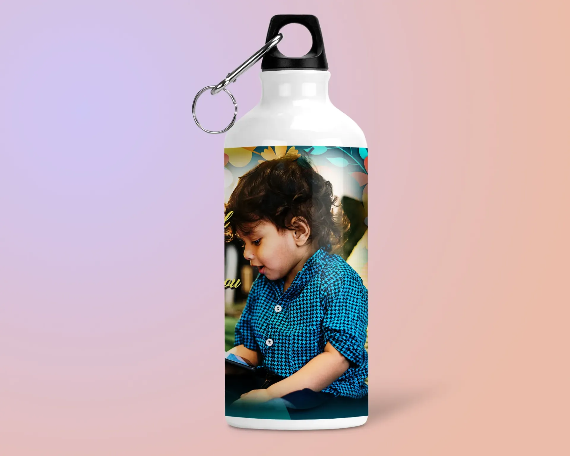 Personalised Photo Water Bottle
