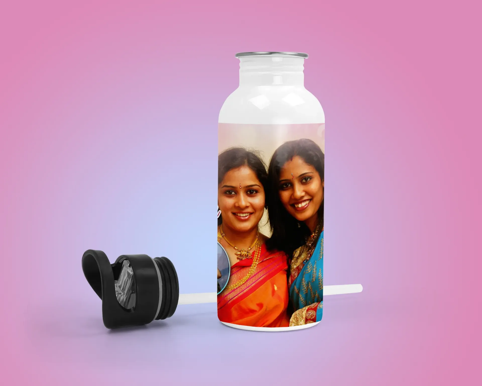 Personalised Photo Sipper Bottle