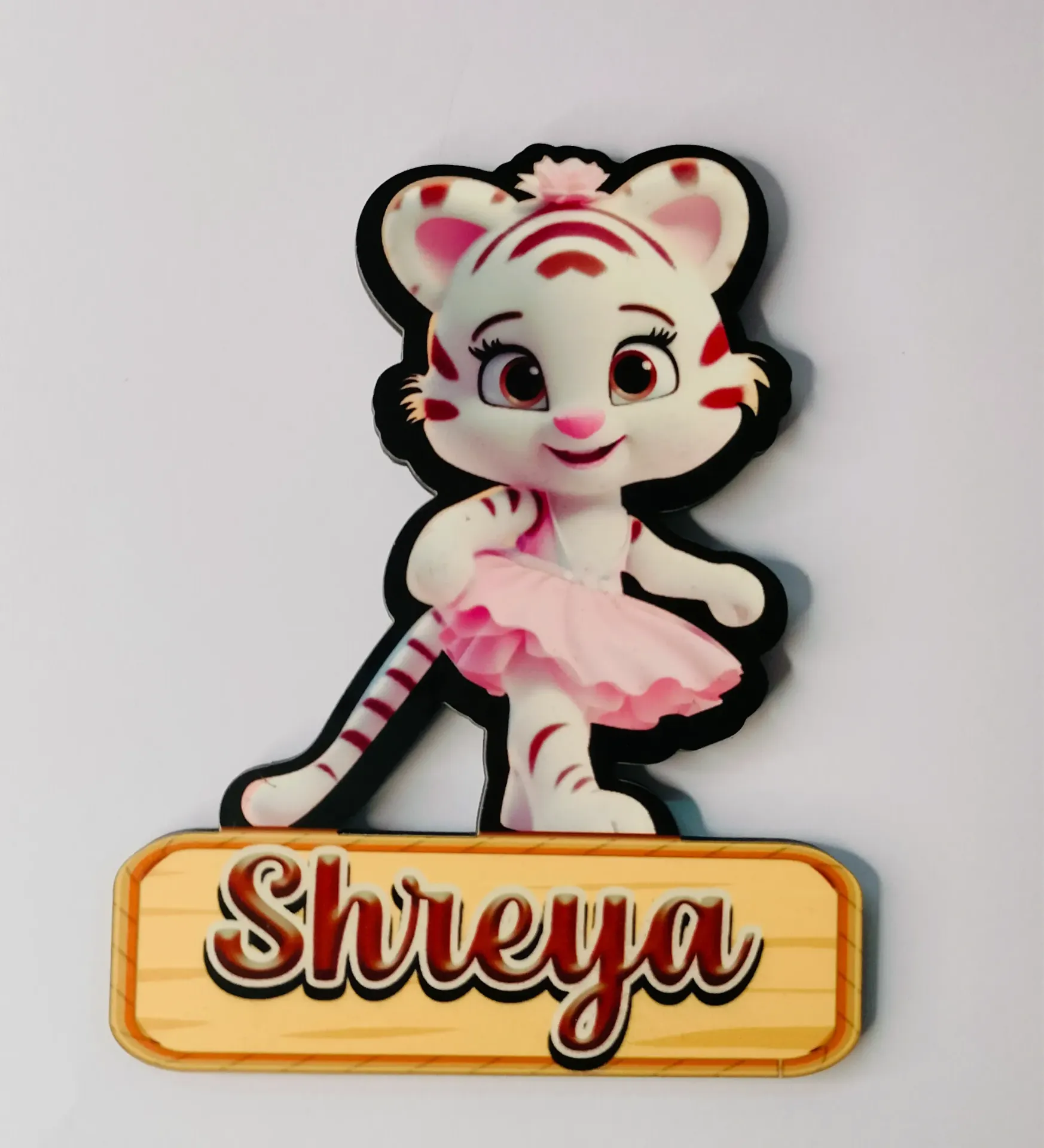 Personalized Cartoon Name Fridge Magnet(12 pcs Minimum Order)