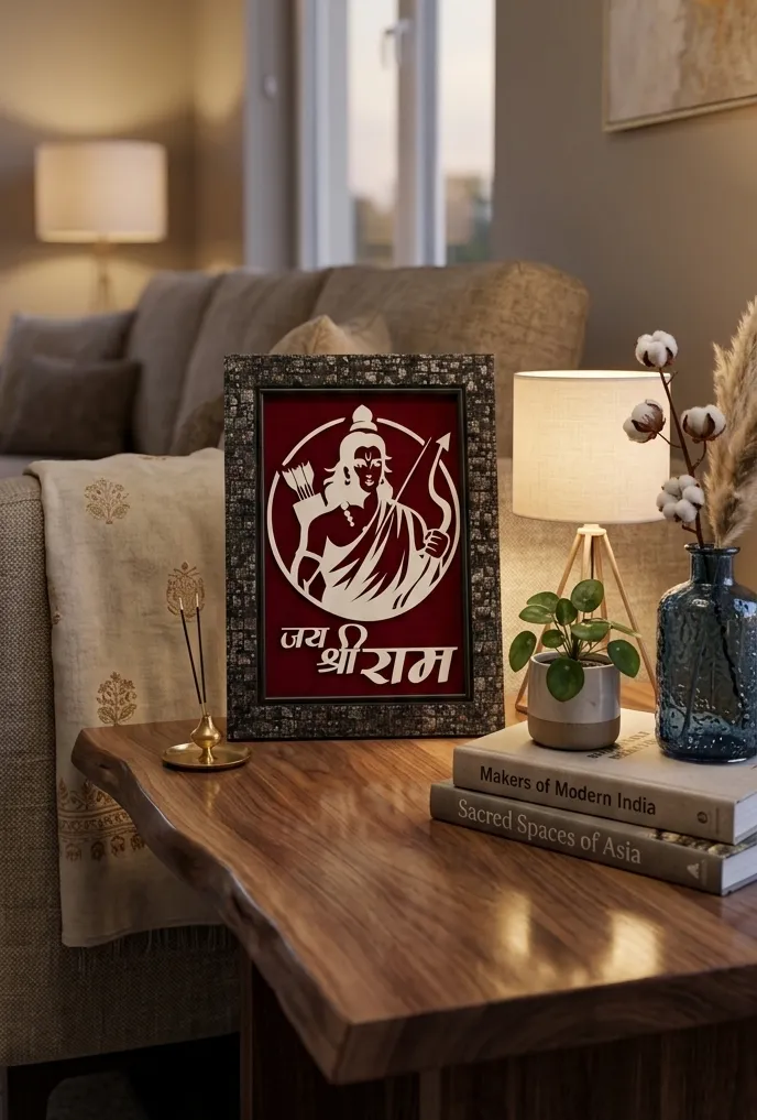 Jai Shree Ram Premium Cut-Out Frame