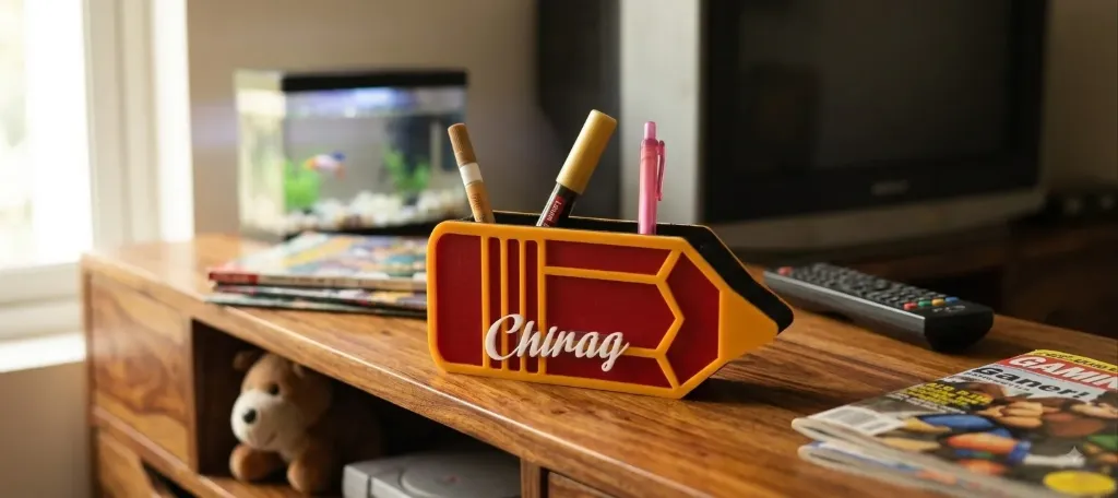 Personalised Kids Pencil Pen Stand