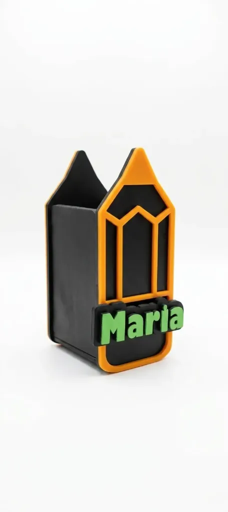 Custom Pencil Shape Name Pen Stand